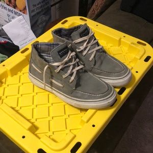 Sperry grey high top size 10